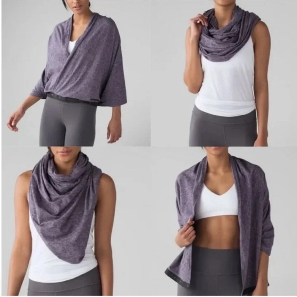 Lululemon Vinyasa Scarf Navy Blue, Excellent Condition